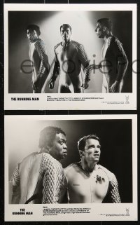 2d402 RUNNING MAN 10 from 7.75x10 to 8x10 stills 1987 great images of Arnold Schwarzenegger!