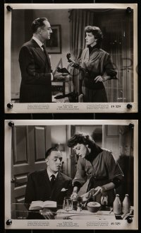 2d807 TAKE ONE FALSE STEP 4 8x10 stills 1949 all with William Powell and sexy Marsha Hunt!
