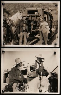 2d523 TROUBLE IN TEXAS 8 8x10 stills 1937 western cowboy Tex Ritter, Rita Hayworth in one!