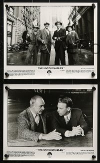 2d241 UNTOUCHABLES 16 8x10 stills 1987 Kevin Costner, Robert De Niro, Brian De Palma candid!