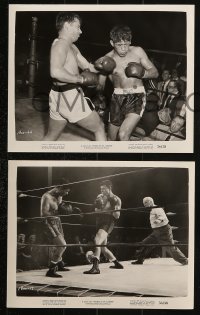 2d880 WORLD IN MY CORNER 3 8x10 stills 1956 great images of champion boxer Audie Murphy in ring!