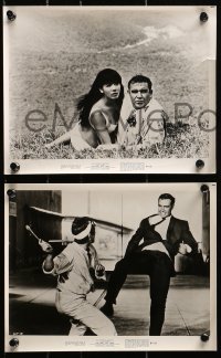 2d882 YOU ONLY LIVE TWICE 3 8x10 stills R1971 Sean Connery as James Bond & Akiko Wakabayashi!