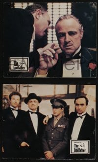 2d127 GODFATHER 3 color English FOH LCs 1972 Marlon Brando & Al Pacino, Francis Ford Coppola classic