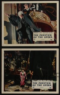 2d116 PHANTOM OF THE OPERA 4 color English FOH LCs 1962 Terence Fisher Hammer horror, Herbert Lom!