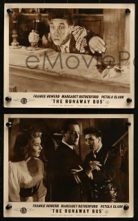 2d864 RUNAWAY BUS 3 English FOH LCs 1954 young Petula Clark, Frankie Howerd, wacky images!