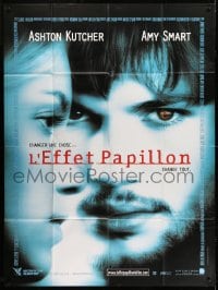 2f587 BUTTERFLY EFFECT French 1p 2004 Ashton Kutcher & Amy Smart in sci-fi thriller!