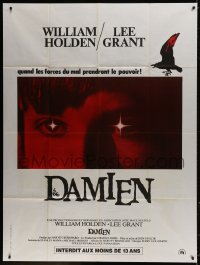 2f621 DAMIEN OMEN II French 1p 1978 completely different close up of demonic Jonathan Scott-Taylor!