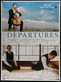 2f630 DEPARTURES French 1p 2009 Yojiro Takita's Okuribito, Best Foreign Language Film winner!