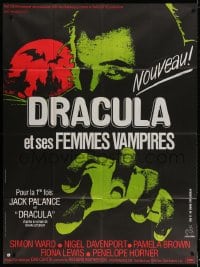 2f649 DRACULA French 1p 1976 great different image of vampire Jack Palance reaching for YOU!
