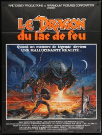 2f651 DRAGONSLAYER French 1p 1982 different Brian Bysouth art of MacNicol fighting huge dragon!