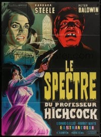 2f687 GHOST French 1p 1964 Barbara Steele, completely different art by Constantine Belinsky!