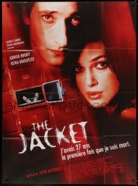 2f751 JACKET French 1p 2005 great image of Adrien Brody & Keira Knightley by morgue refrigerator!