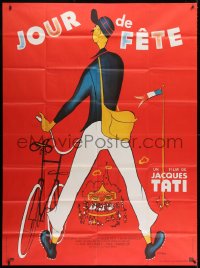 2f755 JOUR DE FETE French 1p R1970s Jacques Tati's The Big Day, French postman comedy!