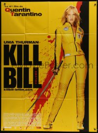 2f759 KILL BILL: VOL. 1 French 1p 2003 Quentin Tarantino, full-length Uma Thurman with katana!