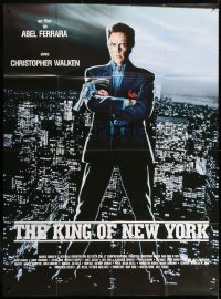 2f764 KING OF NEW YORK French 1p 1991 best image of Christopher Walken, directed by Abel Ferrara!