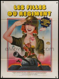 2f778 LES FILLES DU REGIMENT French 1p 1978 Claude Bernard-Aubert, great Landi art of sexy soldiers