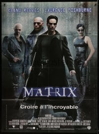 2f805 MATRIX French 1p 1999 Keanu Reeves, Carrie-Anne Moss, Fishburne, Wachowski's classic!