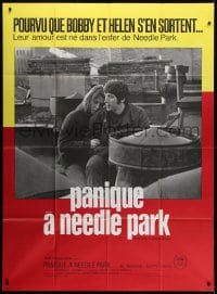 2f837 PANIC IN NEEDLE PARK French 1p 1971 Al Pacino & Kitty Winn are heroin addicts in love!