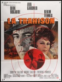 2f844 PERMISSION TO KILL French 1p 1975 different art of Dirk Bogarde & Ava Gardner by Jean Mascii!