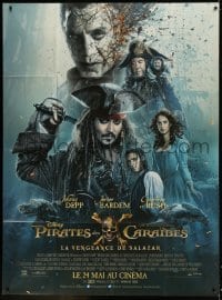 2f848 PIRATES OF THE CARIBBEAN: DEAD MEN TELL NO TALES advance French 1p 2017 Johnny Depp, Rush