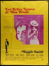 2f857 PRIME OF MISS JEAN BRODIE French 1p 1971 sexy art of Maggie Smith & Pamela Franklin!