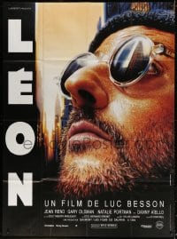 2f860 PROFESSIONAL French 1p 1994 Luc Besson's Leon, super close up Lufroy art of Jean Reno!