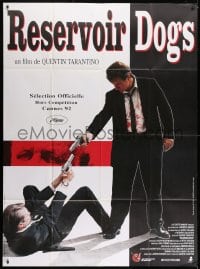 2f879 RESERVOIR DOGS French 1p 1992 Tarantino, different image of Harvey Keitel & Steve Buscemi!