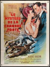 2f917 SPY WITH MY FACE French 1p 1966 Allard art of Robert Vaughn & Senta Berger, Man From UNCLE!
