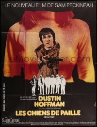 2f924 STRAW DOGS French 1p 1972 Peckinpah, different art of Hoffman & Susan George by Ferracci!