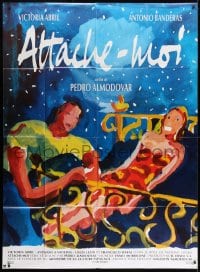 2f950 TIE ME UP! TIE ME DOWN! French 1p 1990 Pedro Almodovar's Atame!, art by Bielikoff & Delhomme!