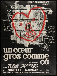 2f966 UN COEUR GROS COMME CA French 1p 1965 Francois Reichenbach boxing documentary, Chica art!