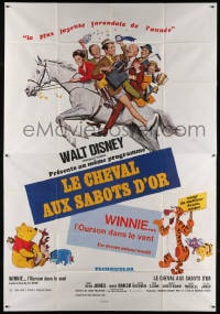 2f490 HORSE IN THE GRAY FLANNEL SUIT/WINNIE THE POOH French 2p 1969 Walt Disney double-bill!