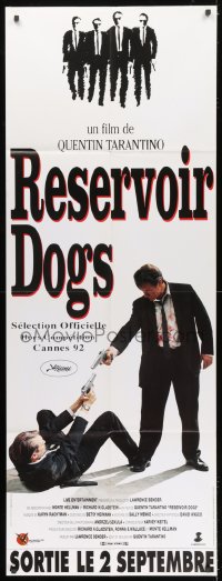 2f518 RESERVOIR DOGS French door panel 1992 Quentin Tarantino, Harvey Keitel, Steve Buscemi, Penn