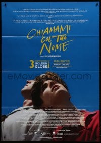 2f098 CALL ME BY YOUR NAME Italian 1p 2018 Hammer, Chalamet, gay homosexual romantic melodrama!