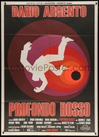 2f102 DEEP RED Italian 1p 1975 Dario Argento's Profondo Rosso, different artwork by Sandro Symeoni!
