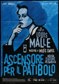 2f105 ELEVATOR TO THE GALLOWS Italian 1p R2016 Louis Malle, different Kimura art of Jeanne Moreau!