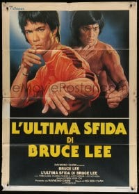 2f113 GAME OF DEATH II Italian 1p 1982 wonderful different Sciotti kung fu artwork of Bruce Lee!