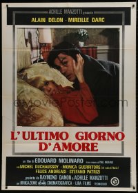 2f121 HURRIED MAN Italian 1p 1977 Edouard Molinaro's L'Homme Presse, Alain Delon & Mireille Darc!