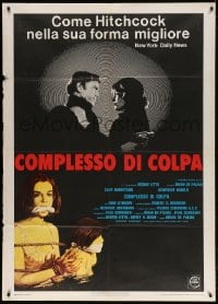 2f151 OBSESSION Italian 1p 1976 Brian De Palma, Paul Schrader, Genevieve Bujold tied & gagged!
