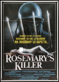 2f161 PROWLER Italian 1p 1983 different Sciotti art with naked girl & Rosemary's Killer!
