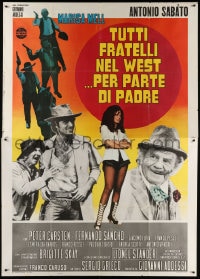 2f008 ALL THE BROTHERS OF THE WEST SUPPORT THEIR FATHER Italian 2p 1972 Sabato, spaghetti western!