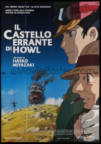 2f040 HOWL'S MOVING CASTLE Italian 2p 2005 Miyazaki's Hauru no Ugoku Shiro, different anime art!