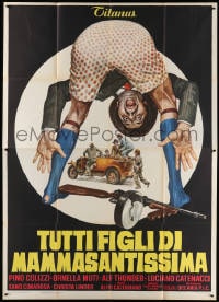 2f044 ITALIAN GRAFFITI Italian 2p 1973 Italian spoof comedy about the Roaring '20s, wacky art!