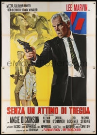2f061 POINT BLANK Italian 2p 1968 Lee Marvin, Angie Dickinson, John Boorman noir, different art!