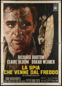 2f072 SPY WHO CAME IN FROM THE COLD Italian 2p 1965 different art of Richard Burton, Martin Ritt!