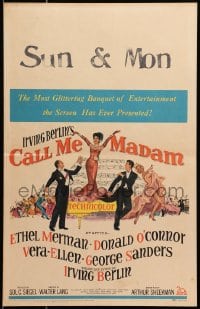 2f229 CALL ME MADAM WC 1953 Ethel Merman, Donald O'Connor & Vera-Ellen sing Irving Berlin songs!
