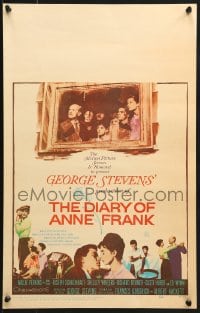 2f250 DIARY OF ANNE FRANK WC 1959 Millie Perkins as Jewish girl in hiding in World War II!