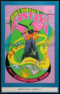 2f264 FANTASIA WC R1970 Disney classic musical, great psychedelic fantasy artwork!