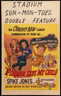 2f267 FIREMAN, SAVE MY CHILD WC 1954 Spike Jones and his City Slickers & Buddy Hackett!