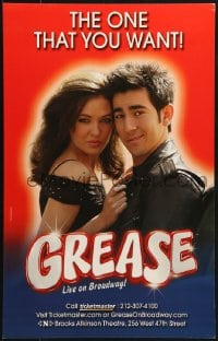 2f283 GREASE stage play WC 2007 starring Max Crumm & Laura Osnes on Broadway!